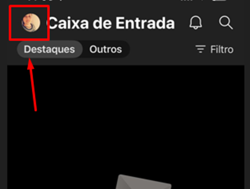 Tela do iHelp: Exporte os contatos pelo Outlook