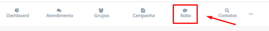Tela do iHelp: Como editar um robô já existente