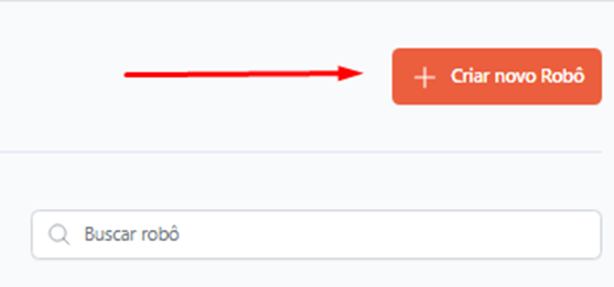 Tela do iHelp: Como criar um novo robô