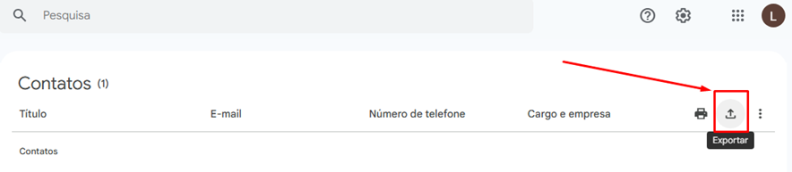 Tela do iHelp: Pelo Google Contatos (recomendado)